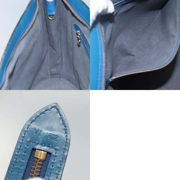 LOUIS VUITTON Epi Saint Jacques Shopping Shoulder Bag Blue M52275 - Picture 12 of 12